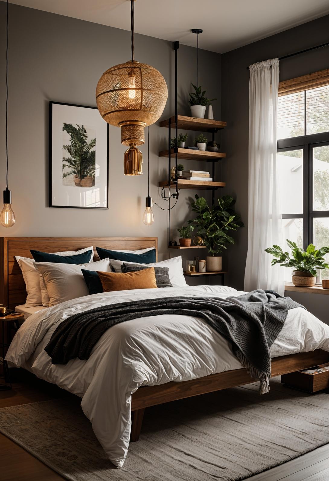 Modern Boho Bedroom Lighting Trends