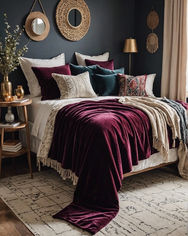 Use Velvet Throws