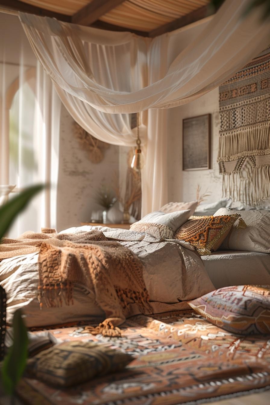 Worldly Textile Haven in Neutrals