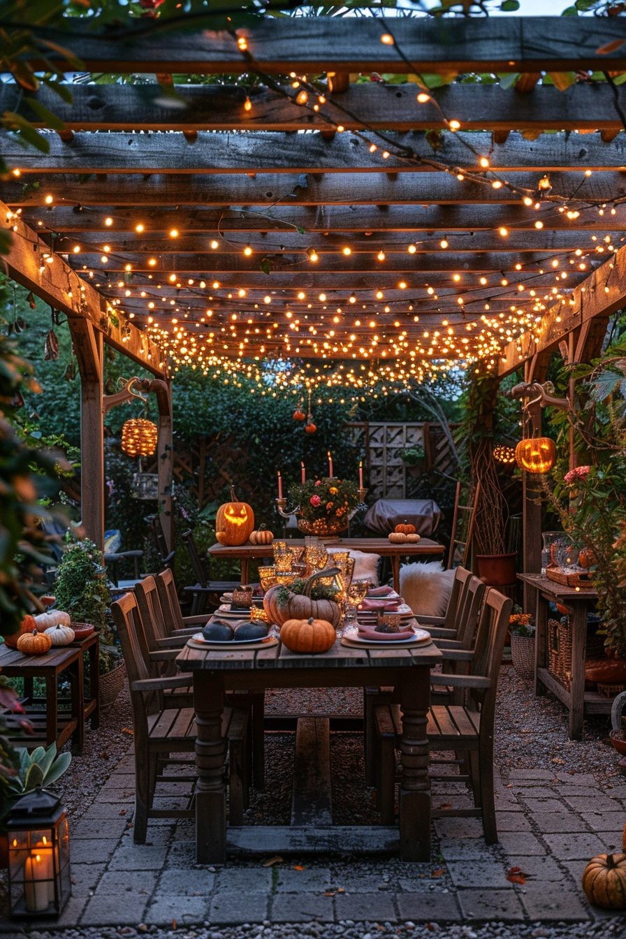 Whimsical Fall Fairy Lights