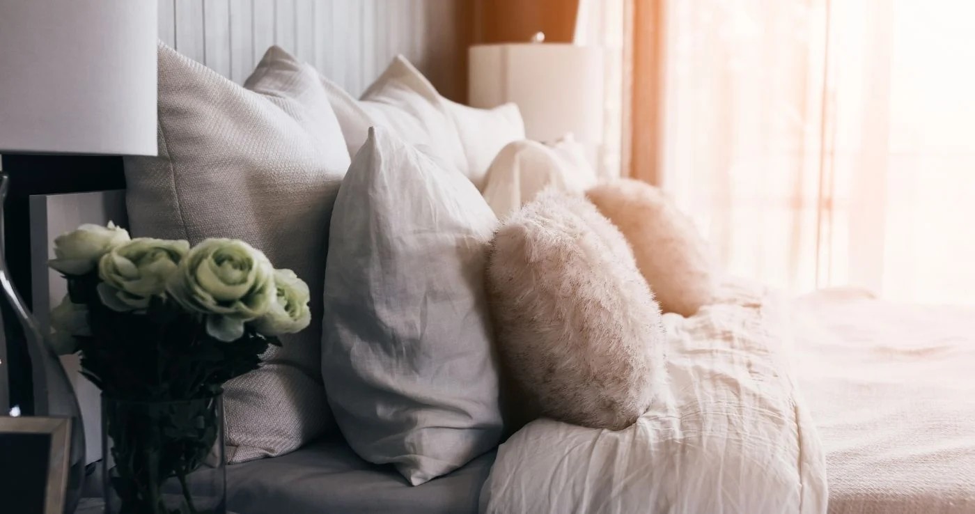 Layer your bed with cozy blankets and bedding