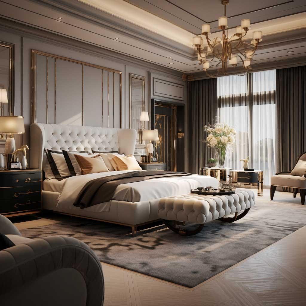 Luxury Meets Comfort in Master Bedroom Interior Decor