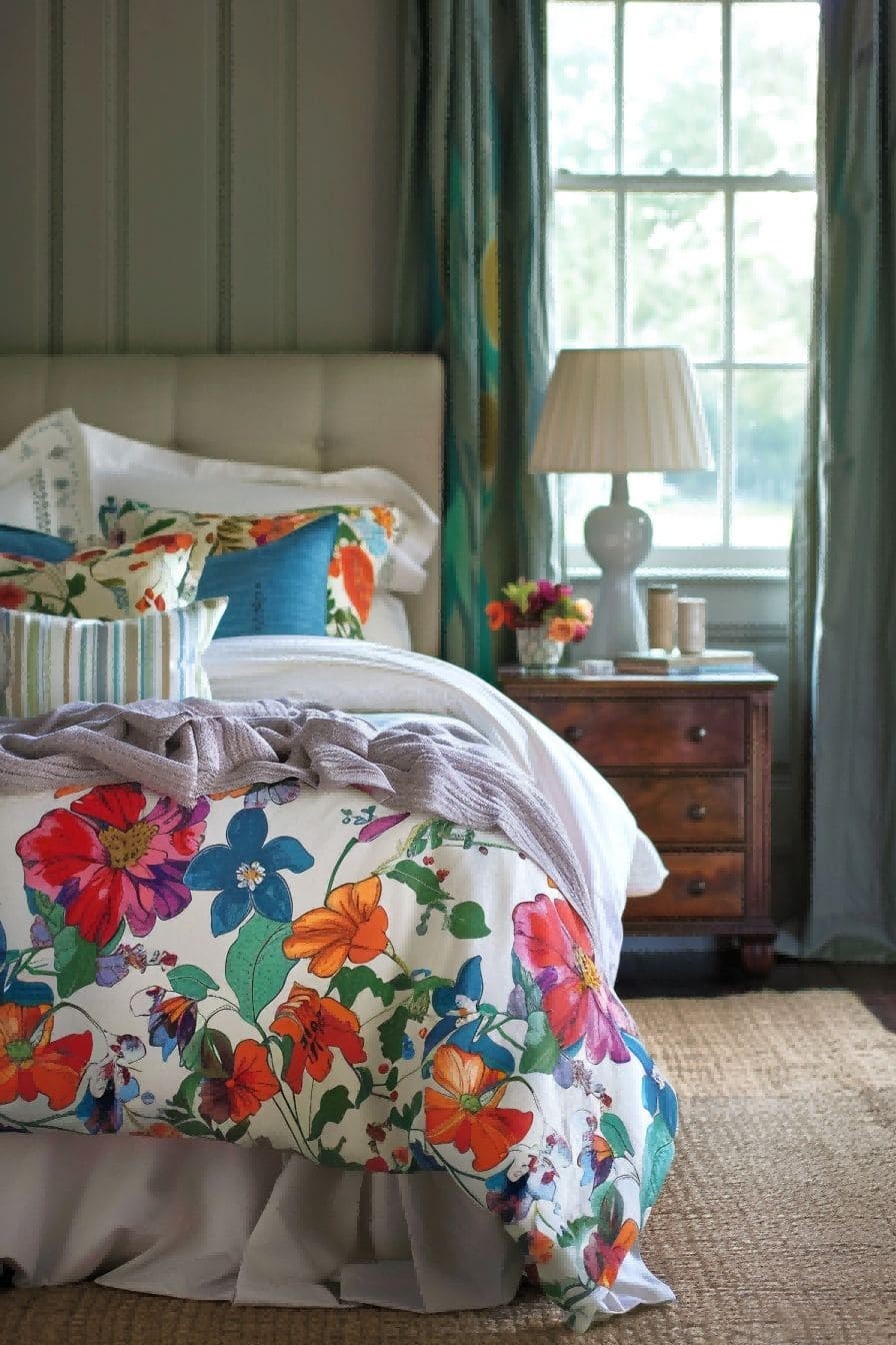 Add Colorful Bedding