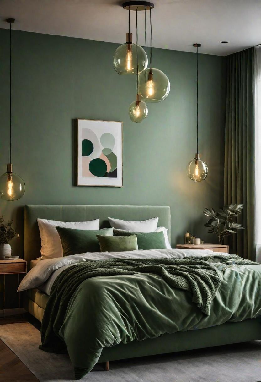 Sage Green Lighting Fixtures