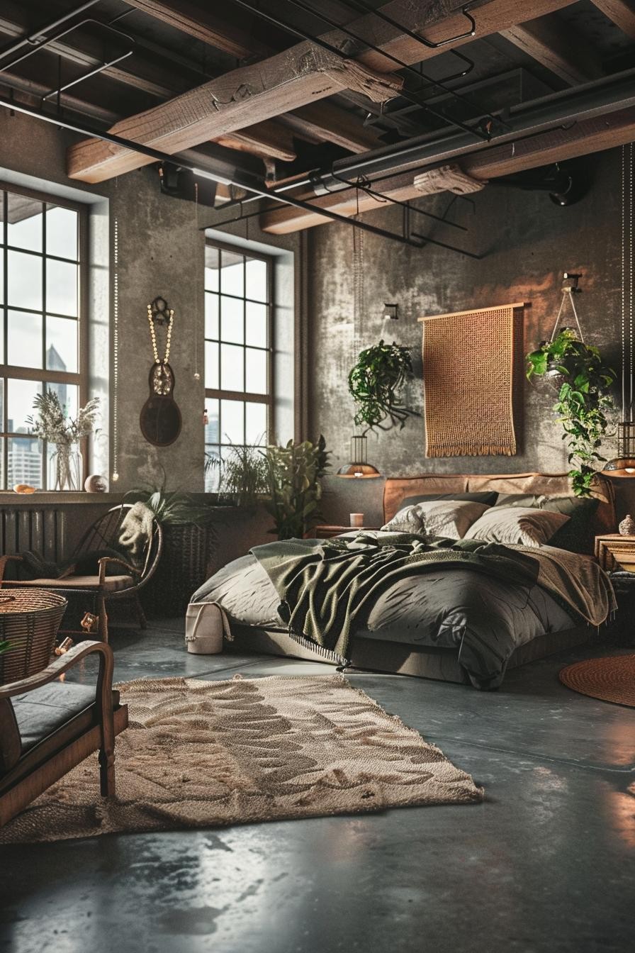 Industrial Boho Loft Section