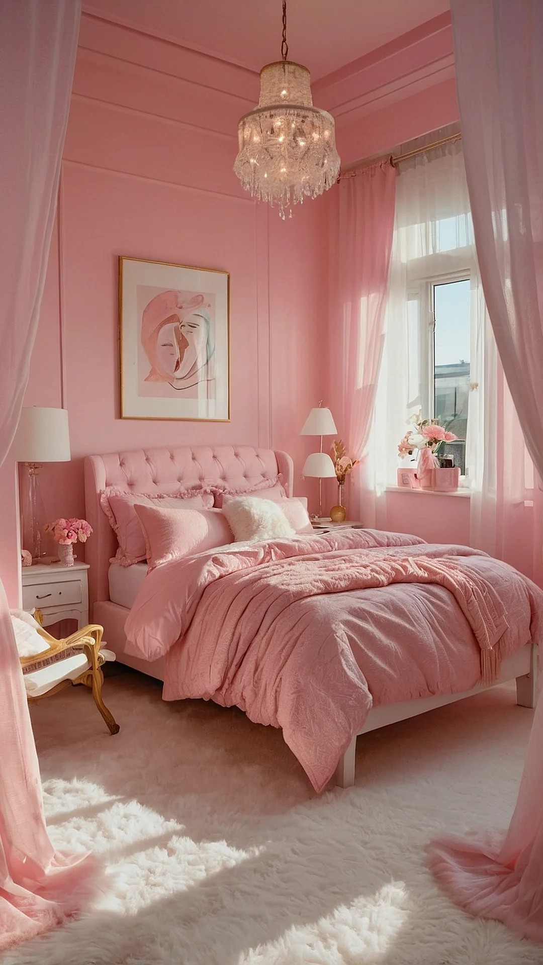 #5 Berry Bliss Boudoir: Pink Bedroom Redesign